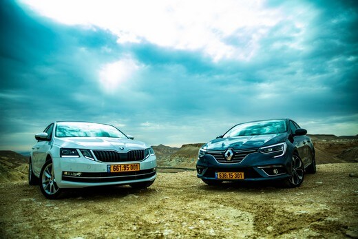 סקודה אוקטביה ורנו גרנד קופה